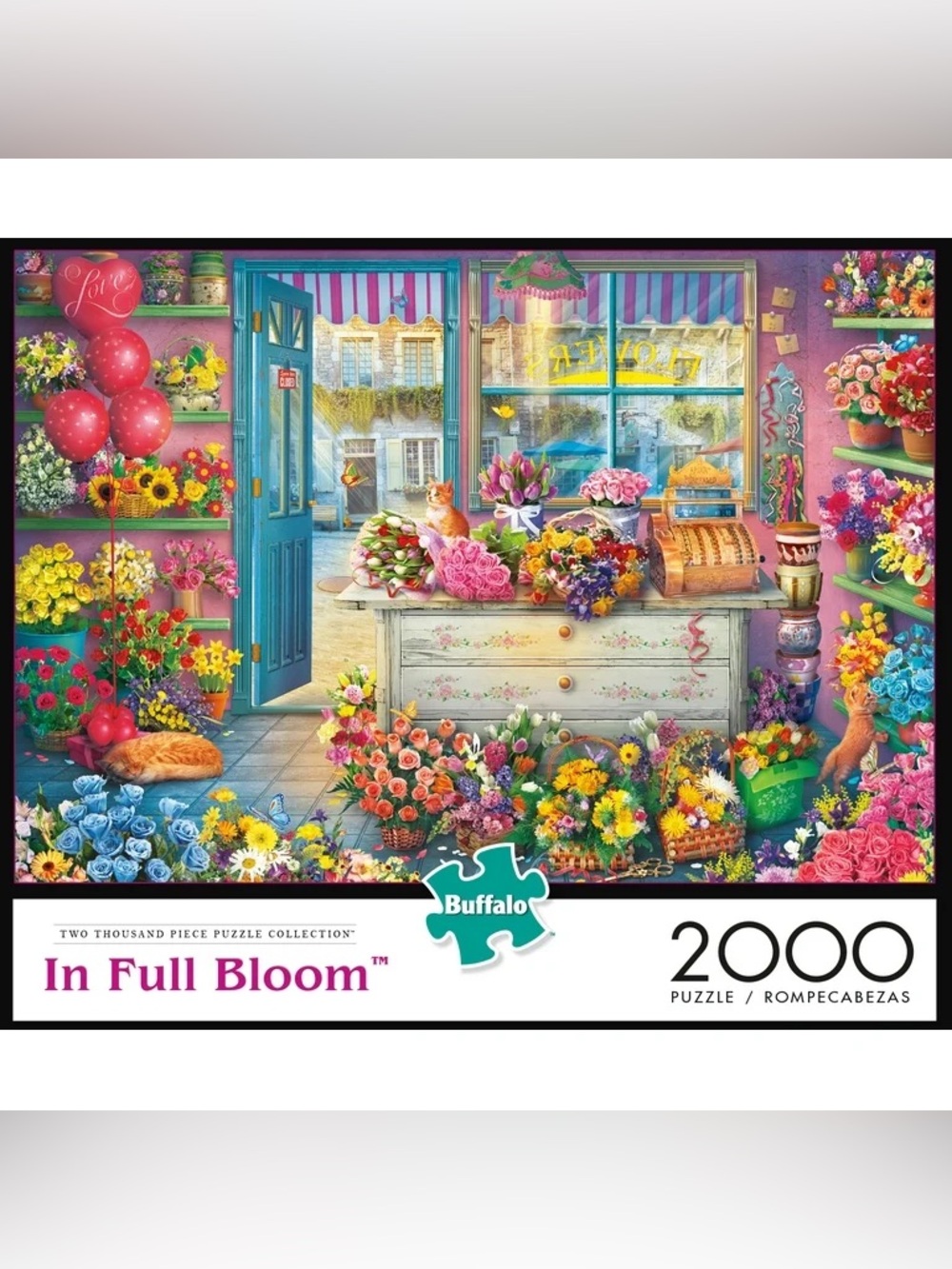 Buffalo Games - In Full Bloom - 2000 Piece Jigsaw Puzzle